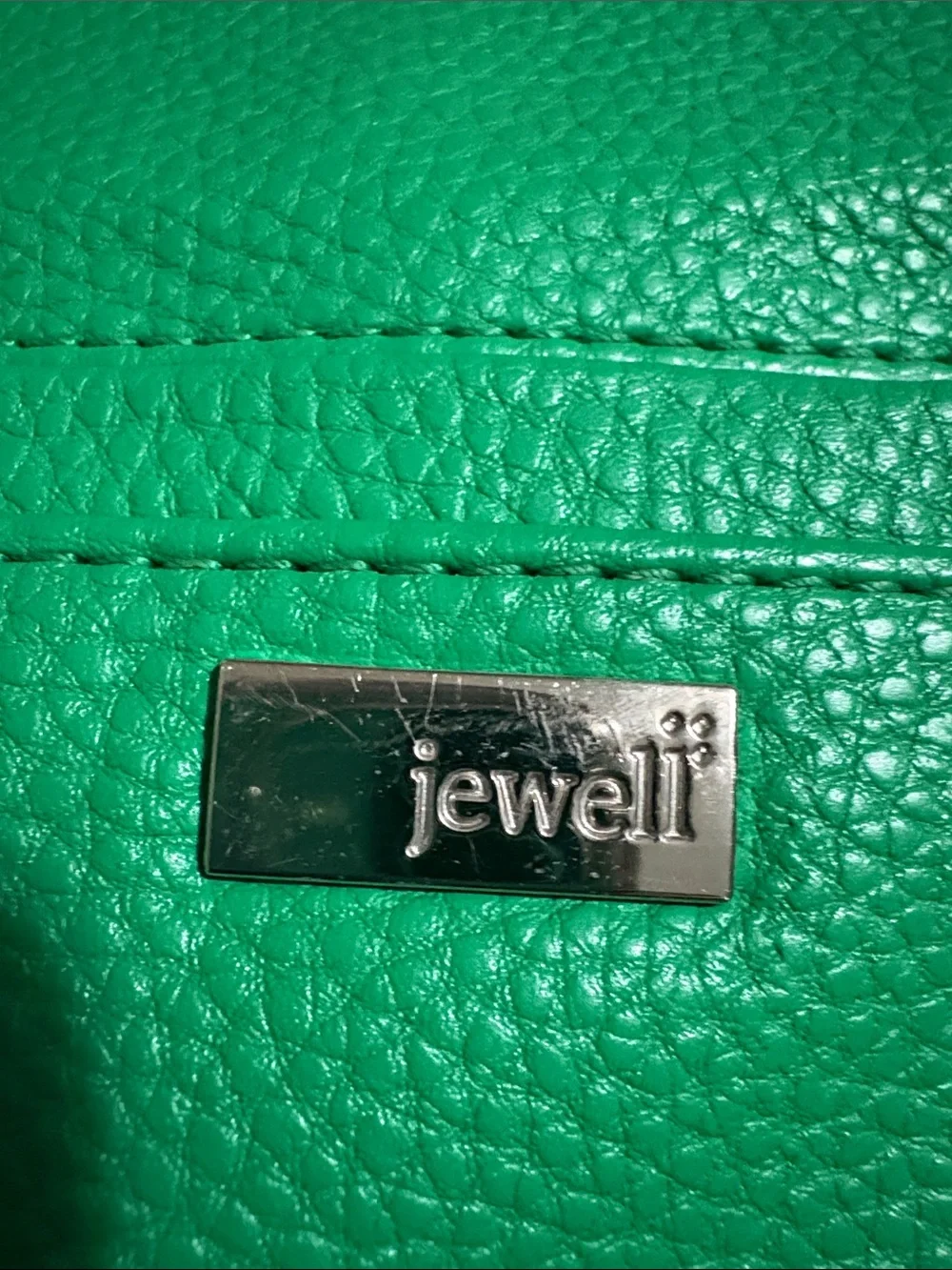 thirty-one Emerald Green Pebbled Tote with Matching Wallet